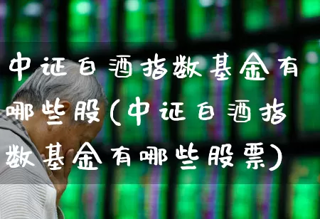 中证白酒指数基金有哪些股(中证白酒指数基金有哪些股票)_https://www.hhem8.com_科创板_第1张