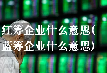 红筹企业什么意思(蓝筹企业什么意思)_https://www.hhem8.com_科创板_第1张
