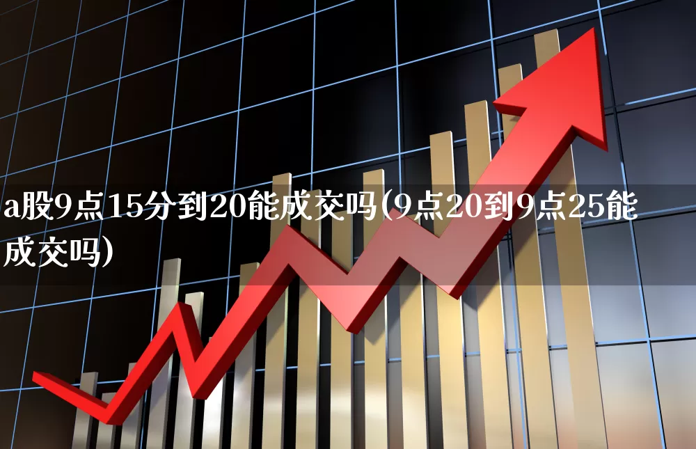 a股9点15分到20能成交吗(9点20到9点25能成交吗)_https://www.hhem8.com_创业板_第1张
