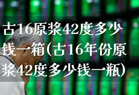 古16原浆42度多少钱一箱(古16年份原浆42度多少钱一瓶)_https://www.hhem8.com_科创板_第1张