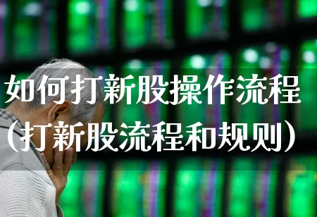 如何打新股操作流程(打新股流程和规则)_https://www.hhem8.com_上交所_第1张
