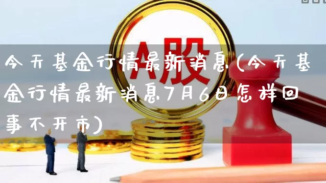 今天基金行情最新消息(今天基金行情最新消息7月6日怎样回事不开市)_https://www.hhem8.com_科创板_第1张