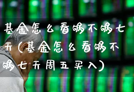 基金怎么看够不够七天(基金怎么看够不够七天周五买入)_https://www.hhem8.com_科创板_第1张