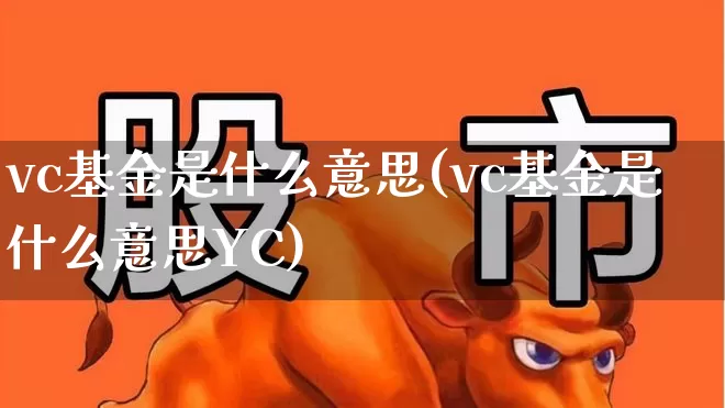 vc基金是什么意思(vc基金是什么意思YC)_https://www.hhem8.com_深交所_第1张