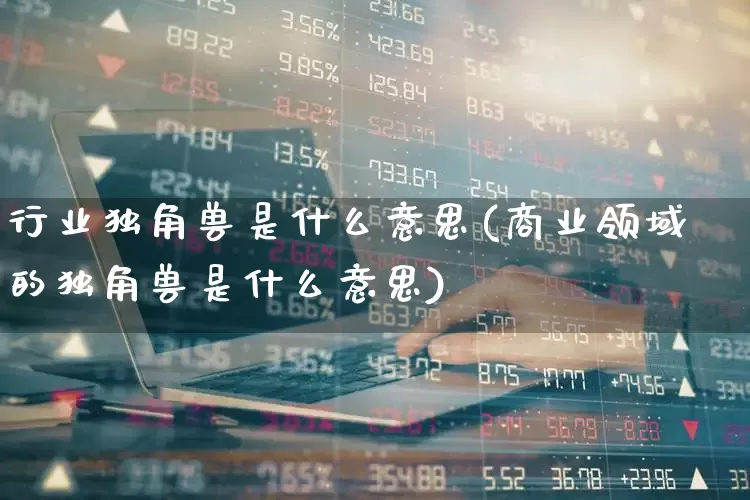 行业独角兽是什么意思(商业领域的独角兽是什么意思)_https://www.hhem8.com_上交所_第1张