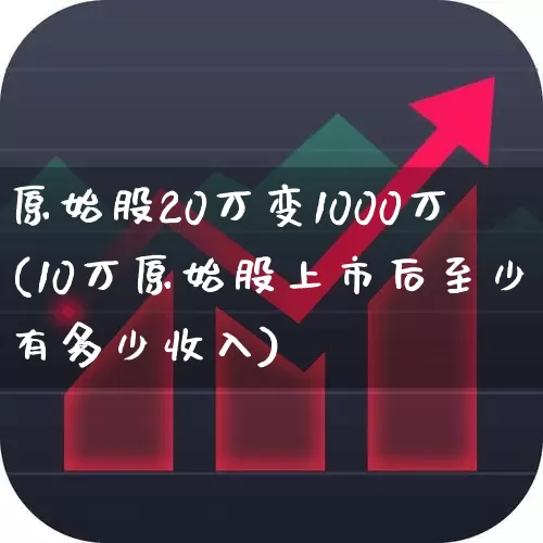 原始股20万变1000万(10万原始股上市后至少有多少收入)_https://www.hhem8.com_创业板_第1张