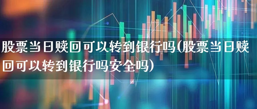 股票当日赎回可以转到银行吗(股票当日赎回可以转到银行吗安全吗)_https://www.hhem8.com_科创板_第1张