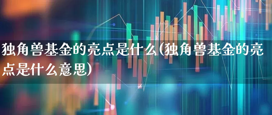 独角兽基金的亮点是什么(独角兽基金的亮点是什么意思)_https://www.hhem8.com_北交所_第1张
