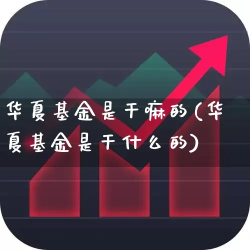 华夏基金是干嘛的(华夏基金是干什么的)_https://www.hhem8.com_上交所_第1张