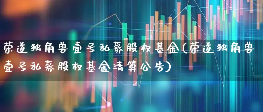荣道独角兽壹号私募股权基金(荣道独角兽壹号私募股权基金清算公告)_https://www.hhem8.com_科创板_第1张