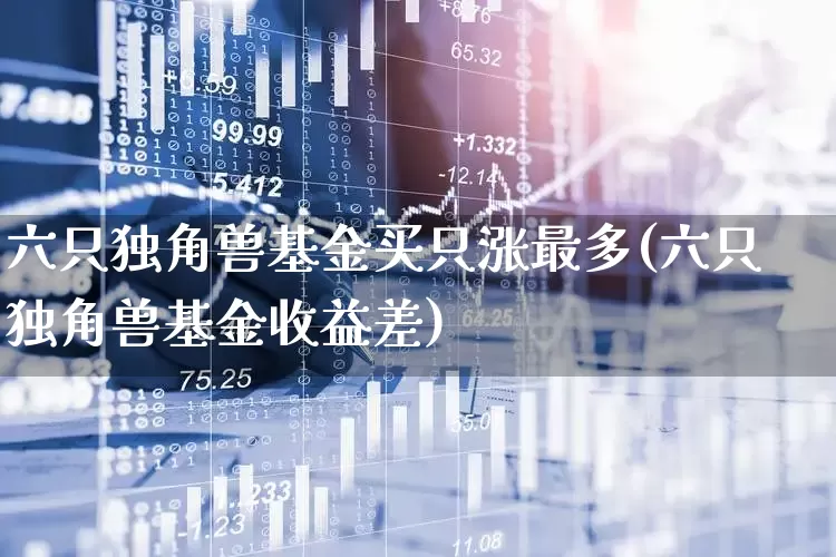 六只独角兽基金买只涨最多(六只独角兽基金收益差)_https://www.hhem8.com_科创板_第1张