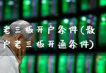 老三板开户条件(散户老三板开通条件)_https://www.hhem8.com_科创板_第1张