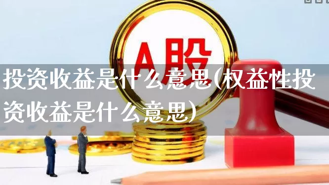 投资收益是什么意思(权益性投资收益是什么意思)_https://www.hhem8.com_科创板_第1张