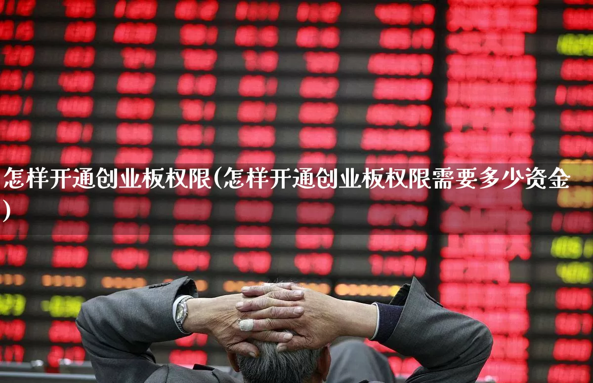 怎样开通创业板权限(怎样开通创业板权限需要多少资金)_https://www.hhem8.com_深交所_第1张