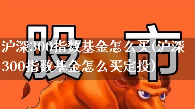 沪深300指数基金怎么买(沪深300指数基金怎么买定投)_https://www.hhem8.com_上交所_第1张