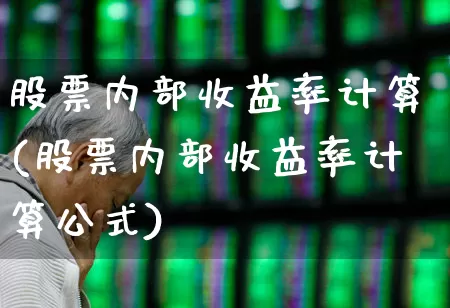 股票内部收益率计算(股票内部收益率计算公式)_https://www.hhem8.com_深交所_第1张