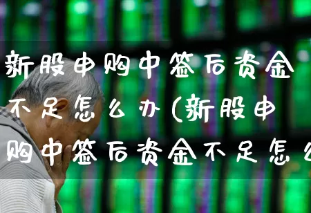 新股申购中签后资金不足怎么办(新股申购中签后资金不足怎么办弃购会怎样)_https://www.hhem8.com_科创板_第1张