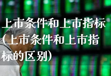 上市条件和上市指标(上市条件和上市指标的区别)_https://www.hhem8.com_北交所_第1张
