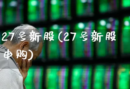 27号新股(27号新股申购)_https://www.hhem8.com_上交所_第1张