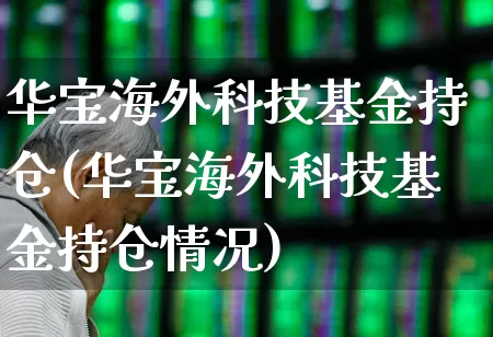 华宝海外科技基金持仓(华宝海外科技基金持仓情况)_https://www.hhem8.com_科创板_第1张