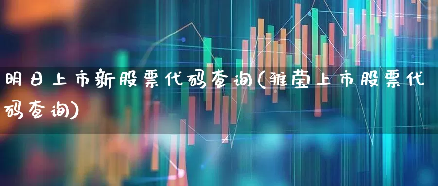 明日上市新股票代码查询(雅莹上市股票代码查询)_https://www.hhem8.com_科创板_第1张