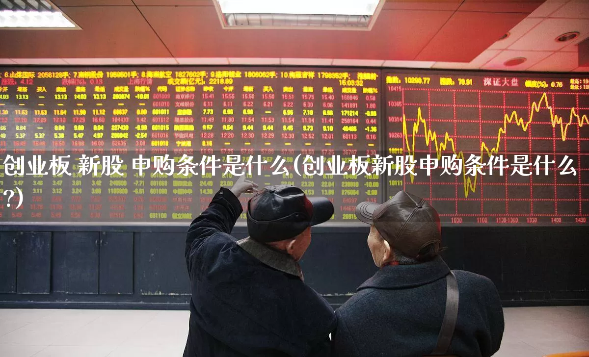 创业板 新股 申购条件是什么(创业板新股申购条件是什么?)_https://www.hhem8.com_科创板_第1张