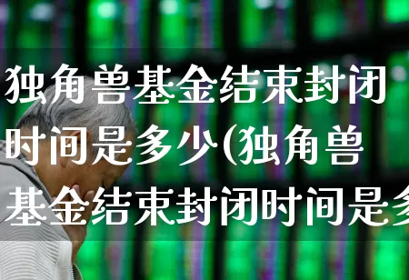 独角兽基金结束封闭时间是多少(独角兽基金结束封闭时间是多少天)_https://www.hhem8.com_深交所_第1张
