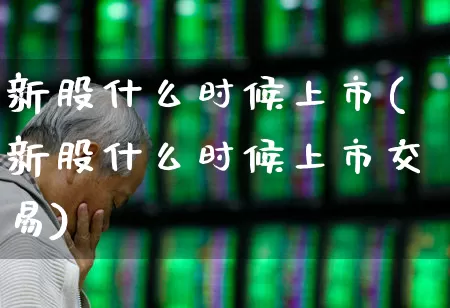 新股什么时候上市(新股什么时候上市交易)_https://www.hhem8.com_科创板_第1张
