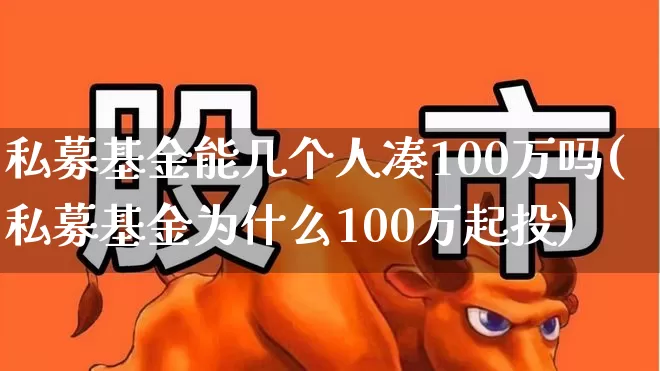私募基金能几个人凑100万吗(私募基金为什么100万起投)_https://www.hhem8.com_北交所_第1张