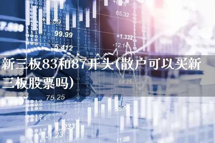 新三板83和87开头(散户可以买新三板股票吗)_https://www.hhem8.com_上交所_第1张
