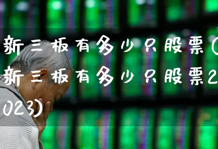 新三板有多少只股票(新三板有多少只股票2023)_https://www.hhem8.com_上交所_第1张