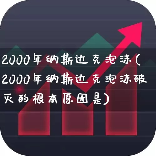 2000年纳斯达克泡沫(2000年纳斯达克泡沫破灭的根本原因是)_https://www.hhem8.com_科创板_第1张