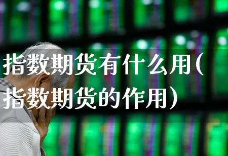 指数期货有什么用(指数期货的作用)_https://www.hhem8.com_科创板_第1张