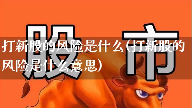 打新股的风险是什么(打新股的风险是什么意思)_https://www.hhem8.com_科创板_第1张