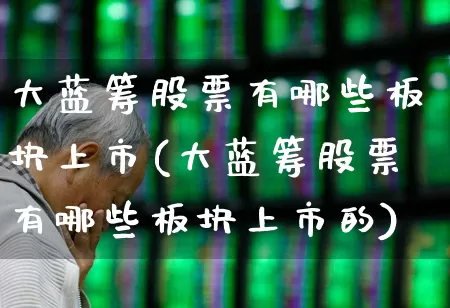 大蓝筹股票有哪些板块上市(大蓝筹股票有哪些板块上市的)_https://www.hhem8.com_北交所_第1张