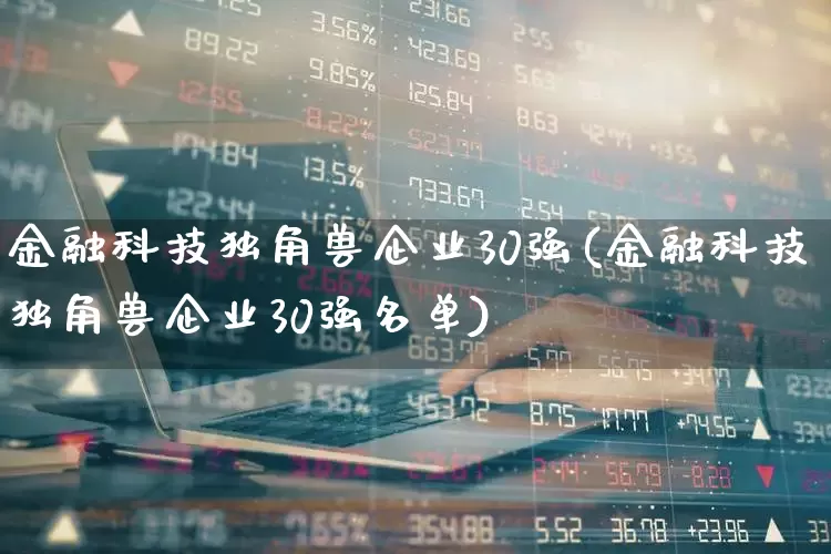 金融科技独角兽企业30强(金融科技独角兽企业30强名单)_https://www.hhem8.com_创业板_第1张