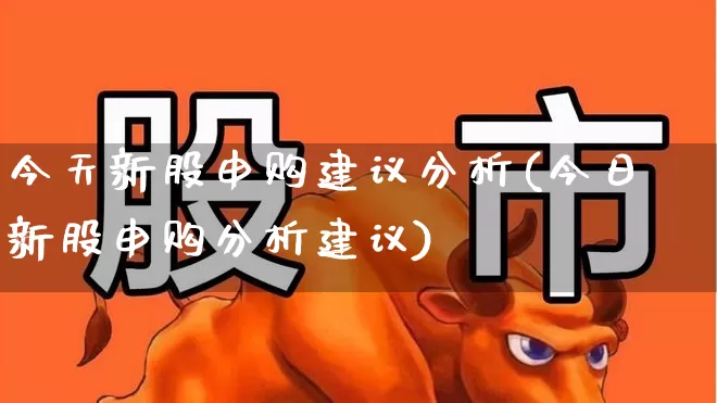 今天新股申购建议分析(今日新股申购分析建议)_https://www.hhem8.com_科创板_第1张
