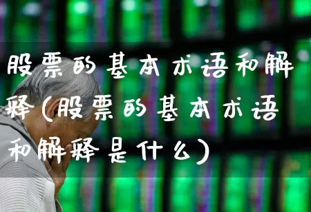 股票的基本术语和解释(股票的基本术语和解释是什么)_https://www.hhem8.com_上交所_第1张