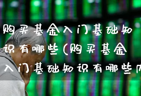 购买基金入门基础知识有哪些(购买基金入门基础知识有哪些内容)_https://www.hhem8.com_科创板_第1张