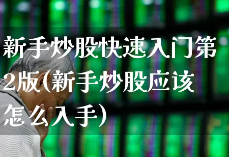 新手炒股快速入门第2版(新手炒股应该怎么入手)_https://www.hhem8.com_科创板_第1张