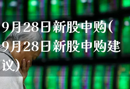 9月28日新股申购(9月28日新股申购建议)_https://www.hhem8.com_科创板_第1张