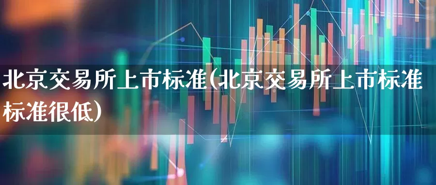 北京交易所上市标准(北京交易所上市标准标准很低)_https://www.hhem8.com_上交所_第1张