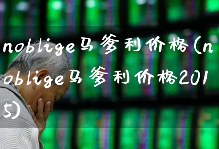noblige马爹利价格(noblige马爹利价格2015)_https://www.hhem8.com_深交所_第1张